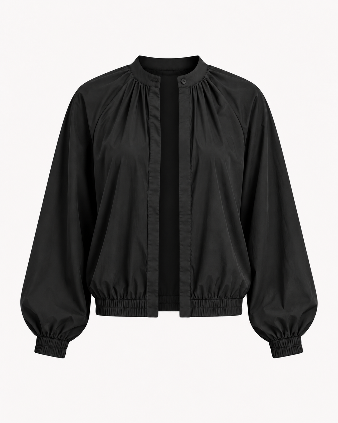 Chemisier surchemise veste 3 en 1 noir manches longues - OR SHÉLI