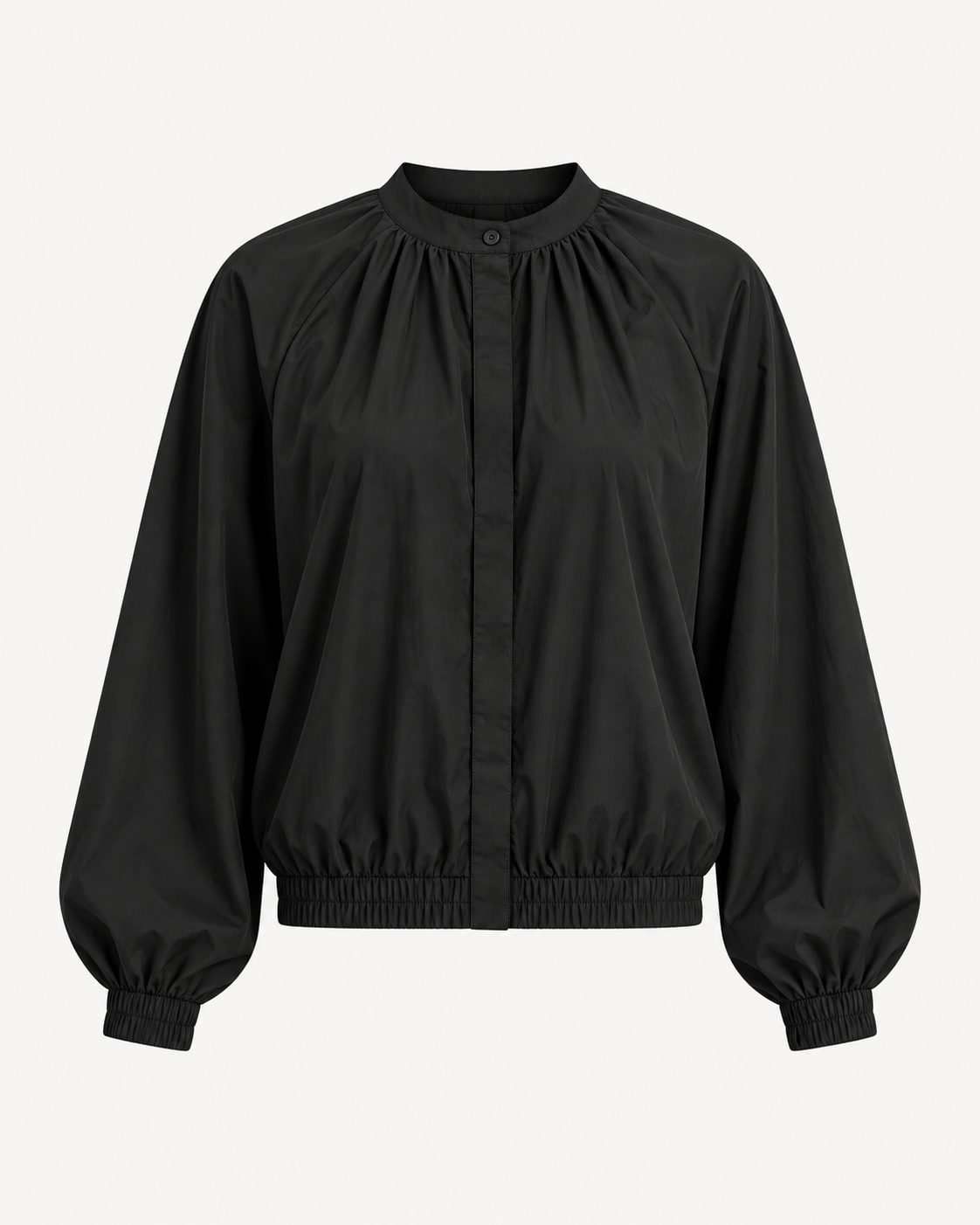 Chemisier surchemise veste 3 en 1 noir manches longues – OR SHÉLI